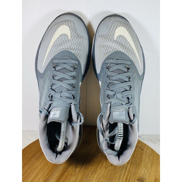 Nike Fs Lite Run 3 Wolf Grey/White-Cool Grey Size 9 - Picture 5 of 6